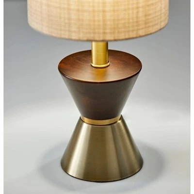 23" Carmen Table Lamp Brass - Adesso 2 23" Carmen Table Lamp Brass - Adesso - Image 2