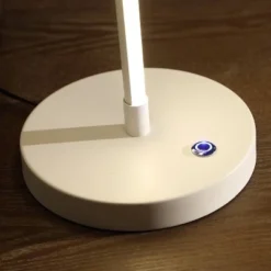 18" Modern Metal Spiral Table Lamp (Includes LED Light Bulb) White - Ore International -Deals A Radiant Den Store unnamed file 4930