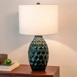 24.5" Ceramic Tamara Faceted Table Lamp Emerald Green - Decor Therapy -Deals A Radiant Den Store unnamed file 4963