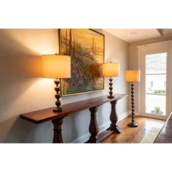 58.5" 3pk Ettie Stacked Ball Table Lamp Bronze - Decor Therapy -Deals A Radiant Den Store unnamed file 4988