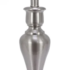 Set of 2 Brushed Touch Controllable Lamps - Decor Therapy Steel