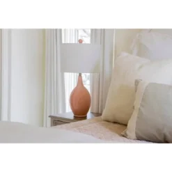 27" Annabelle Ceramic Table Lamp Rose - Decor Therapy -Deals A Radiant Den Store unnamed file 5010