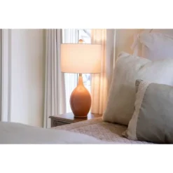 27" Annabelle Ceramic Table Lamp Rose - Decor Therapy -Deals A Radiant Den Store unnamed file 5011