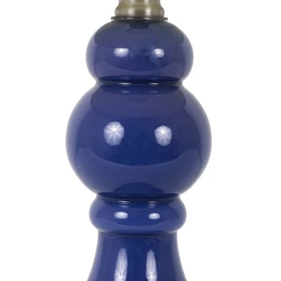 Set of 2 Draper Table Lamp with USB Ports (Includes LED Light Bulb) Blue - Decor Therapy 2 Set of 2 Draper Table Lamp with USB Ports (Includes LED Light Bulb) Blue - Decor Therapy - Image 2