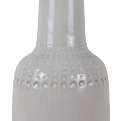 27.5" Patterned Ceramic Table Lamp White Glaze - Decor Therapy -Deals A Radiant Den Store unnamed file 5040