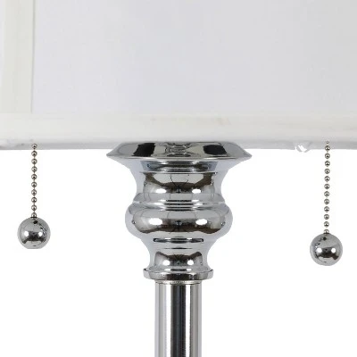 61.5" Twin Lamp Silver - Decor Therapy 4 61.5" Twin Lamp Silver - Decor Therapy - Image 4