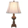 25" Frances Carved Resin Table Lamp French Finish - Decor Therapy