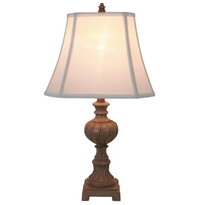 25" Frances Carved Resin Table Lamp French Finish - Decor Therapy 1 25" Frances Carved Resin Table Lamp French Finish - Decor Therapy
