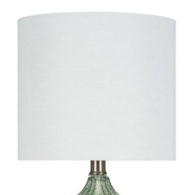 18" Glass Accent Lamp Green (Includes LED Light Bulb) - Cresswell Lighting 3 18" Glass Accent Lamp Green (Includes LED Light Bulb) - Cresswell Lighting - Image 3