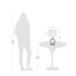 18" Glass Accent Lamp Green (Includes LED Light Bulb) - Cresswell Lighting 8 18" Glass Accent Lamp Green (Includes LED Light Bulb) - Cresswell Lighting -Deals A Radiant Den Store unnamed file 5096