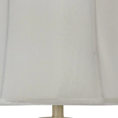 30" x 12" Dora Sculpted Resin Table Lamp Distressed Cream - Decor Therapy 5 30" x 12" Dora Sculpted Resin Table Lamp Distressed Cream - Decor Therapy - Image 5