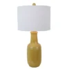 27.5" Patterned Ceramic Table Lamp Camel Glaze - Decor Therapy