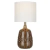 19" Ceramic Accent Lamp Bronze - Cresswell Lighting