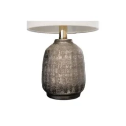 Terracotta Table Lamp with Metallic Glaze and Linen Shade - 3R Studios 8 Terracotta Table Lamp with Metallic Glaze and Linen Shade - 3R Studios -Deals A Radiant Den Store unnamed file 5169