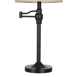 27" Swing Arm Table Lamp Bronze - Cresswell Lighting