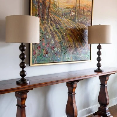 28.5" Set of 2 Sadie Stacked Ball Table Lamp Bronze - Decor Therapy 3 28.5" Set of 2 Sadie Stacked Ball Table Lamp Bronze - Decor Therapy - Image 3