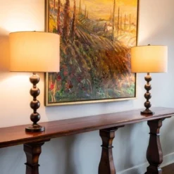 28.5" Set of 2 Sadie Stacked Ball Table Lamp Bronze - Decor Therapy 9 28.5" Set of 2 Sadie Stacked Ball Table Lamp Bronze - Decor Therapy -Deals A Radiant Den Store unnamed file 5193