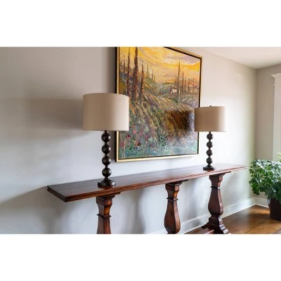 28.5" Set of 2 Sadie Stacked Ball Table Lamp Bronze - Decor Therapy 5 28.5" Set of 2 Sadie Stacked Ball Table Lamp Bronze - Decor Therapy - Image 5