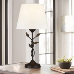 21" Metal Floral Table Lamp (Includes LED Light Bulb) - Cresswell Lighting -Deals A Radiant Den Store unnamed file 5203