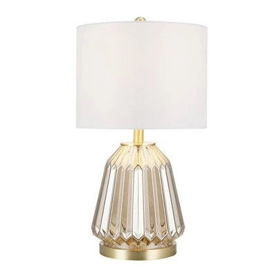23.5" Glass Table Lamp Champagne (Includes LED Light Bulb) - Cresswell Lighting 2 23.5" Glass Table Lamp Champagne (Includes LED Light Bulb) - Cresswell Lighting - Image 2