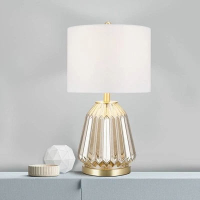 23.5" Glass Table Lamp Champagne (Includes LED Light Bulb) - Cresswell Lighting 7 23.5" Glass Table Lamp Champagne (Includes LED Light Bulb) - Cresswell Lighting - Image 7