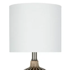19" Ceramic Accent Lamp Brown (Includes LED Light Bulb) - Cresswell Lighting 7 19" Ceramic Accent Lamp Brown (Includes LED Light Bulb) - Cresswell Lighting -Deals A Radiant Den Store unnamed file 5216