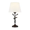 21" Metal Table Lamp Floral - Cresswell Lighting