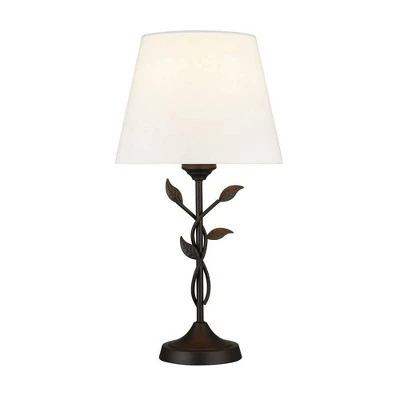21" Metal Table Lamp Floral - Cresswell Lighting 1 21" Metal Table Lamp Floral - Cresswell Lighting