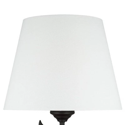 21" Metal Table Lamp Floral - Cresswell Lighting 3 21" Metal Table Lamp Floral - Cresswell Lighting - Image 3