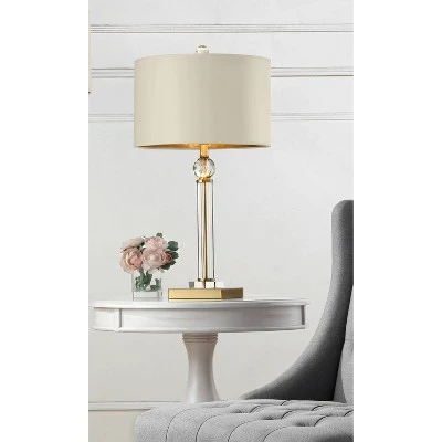 29.5" Traditional Metal Table Lamp with Crystal Accents Gold - Ore International 2 29.5" Traditional Metal Table Lamp with Crystal Accents Gold - Ore International - Image 2