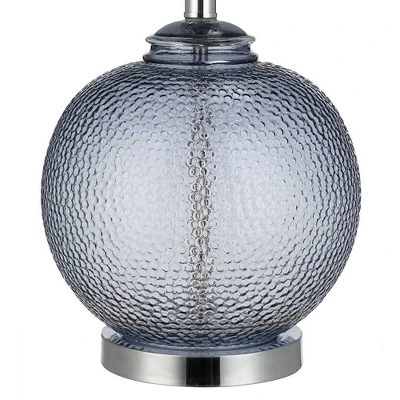 23.5" Glass Table Lamp Gray (Includes LED Light Bulb) - Cresswell Lighting 1 23.5" Glass Table Lamp Gray (Includes LED Light Bulb) - Cresswell Lighting