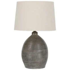 Joyelle Table Lamp Gray - Signature Design by Ashley