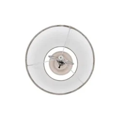 Transparent Glass Table Lamp with Cotton Shade - 3R Studios -Deals A Radiant Den Store unnamed file 5285