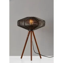 24" Kingston Table Lamp Black - Adesso