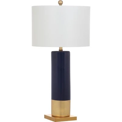 (Set of 2) 31" Dolce Table Lamp Navy/Gold (Includes CFL Light Bulb) - Safavieh 3 (Set of 2) 31" Dolce Table Lamp Navy/Gold (Includes CFL Light Bulb) - Safavieh - Image 3