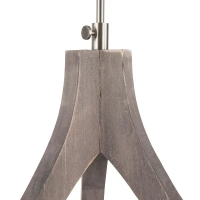 25" Wishbone Table Lamp Light Gray - LumiSource 6 25" Wishbone Table Lamp Light Gray - LumiSource - Image 6