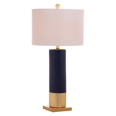 (Set of 2) 31" Dolce Table Lamp Navy/Gold (Includes CFL Light Bulb) - Safavieh 4 (Set of 2) 31" Dolce Table Lamp Navy/Gold (Includes CFL Light Bulb) - Safavieh - Image 4
