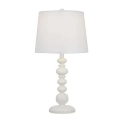 23" Balustraude Table Lamp (Includes LED Light Bulb) White - Cresswell Lighting