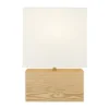 14.5" MDF Table Lamp Natural - Cresswell Lighting