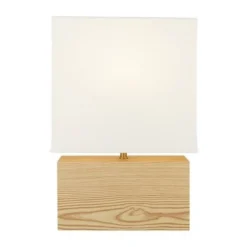 14.5" MDF Table Lamp Natural - Cresswell Lighting