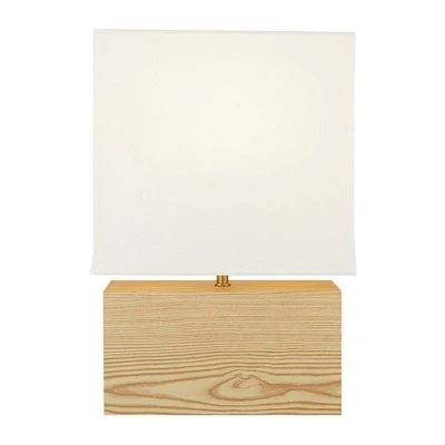 14.5" MDF Table Lamp Natural - Cresswell Lighting 1 14.5" MDF Table Lamp Natural - Cresswell Lighting