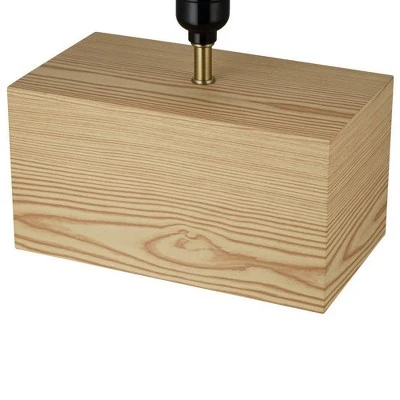 14.5" MDF Table Lamp Natural - Cresswell Lighting 2 14.5" MDF Table Lamp Natural - Cresswell Lighting - Image 2