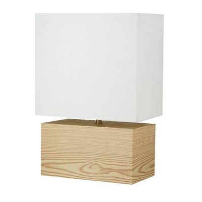 14.5" MDF Table Lamp Natural - Cresswell Lighting 4 14.5" MDF Table Lamp Natural - Cresswell Lighting - Image 4
