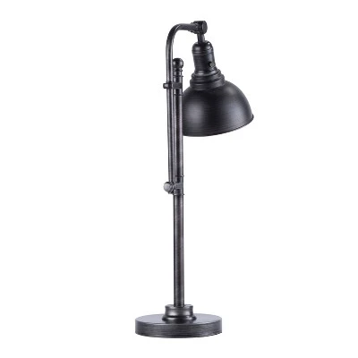30" x 34" Emery Desk Lamp Antique Silver - LumiSource 3 30" x 34" Emery Desk Lamp Antique Silver - LumiSource - Image 3
