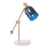 44185" Marcel Desk Lamp Blue/Gold/White - LumiSource