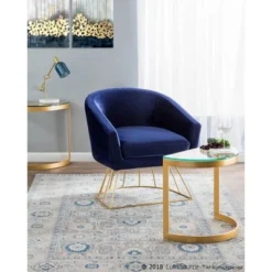 44185" Marcel Desk Lamp Blue/Gold/White - LumiSource 17 44185" Marcel Desk Lamp Blue/Gold/White - LumiSource -Deals A Radiant Den Store unnamed file 5414