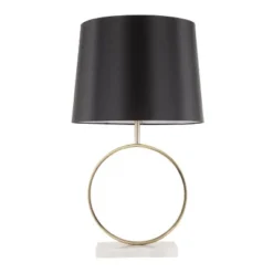 26" Moon Table Lamp Black/Gold/White - LumiSource 12 26" Moon Table Lamp Black/Gold/White - LumiSource -Deals A Radiant Den Store unnamed file 5437