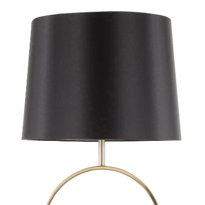 26" Moon Table Lamp Black/Gold/White - LumiSource 5 26" Moon Table Lamp Black/Gold/White - LumiSource - Image 5