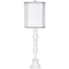 36" Polly Candlestick Lamp White (Includes CFL Light Bulb) - Safavieh