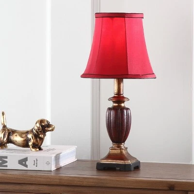 (Set of 2) 17" Hermione Urn Lamp Red (Includes CFL Light Bulb) - Safavieh 2 (Set of 2) 17" Hermione Urn Lamp Red (Includes CFL Light Bulb) - Safavieh - Image 2